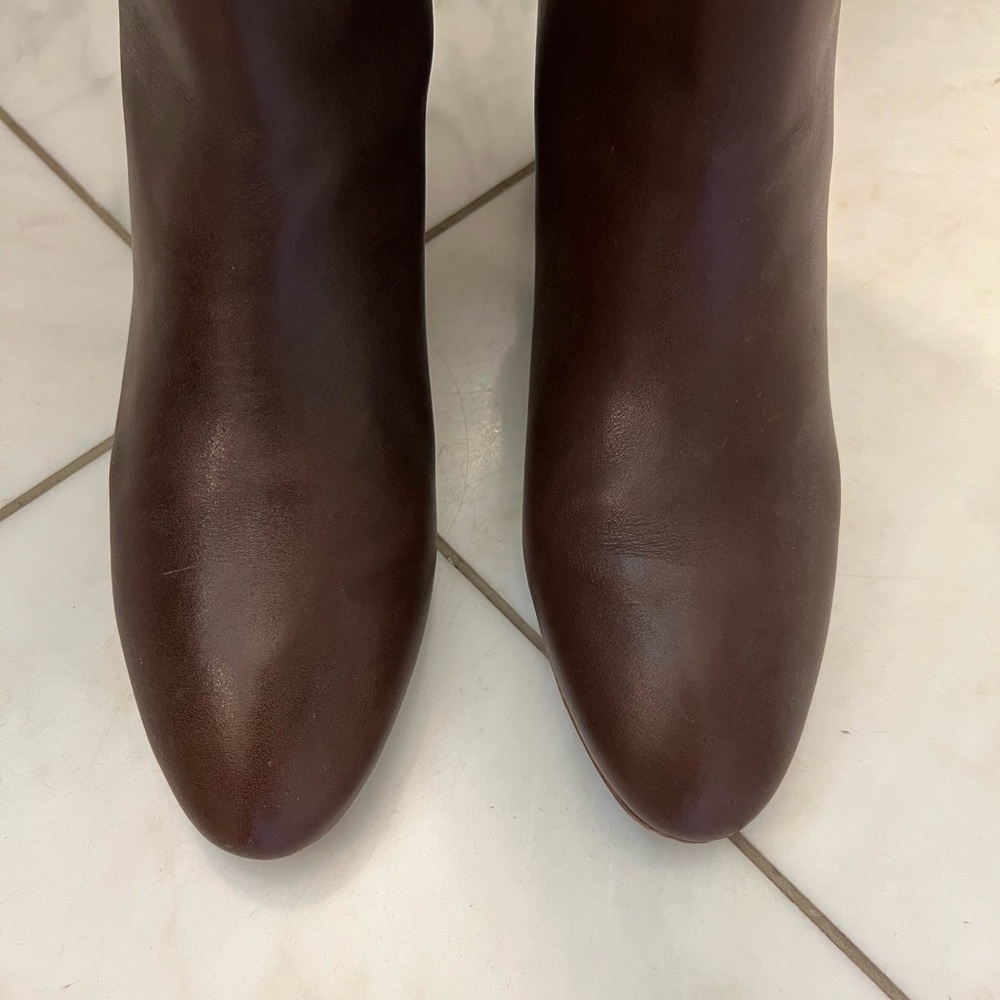 Loeffler Randall Matilde Demi-Wedge Knee Boot, Chestnut - Picture 12 of 14